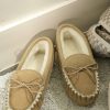 Lambland British Made Footwear | Men'S Sheepskin Lined Pvc Sole Moccasin Slippers