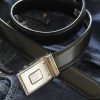 Milano Leather Belts | Men'S 35Mm Leather Lined Quick Release Ratchet Belt