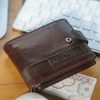 Rowallan of Scotland Wallets | Rustic Buffalo Leather Flip Out Wallet