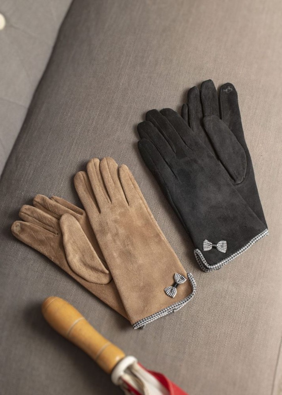 Lambland Gloves & Mittens | Ladies Soft Micro Suede Touchscreen Gloves