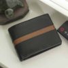 London Leather Goods Wallets | Leather Two Tone Wallet With Multiple Card Slots