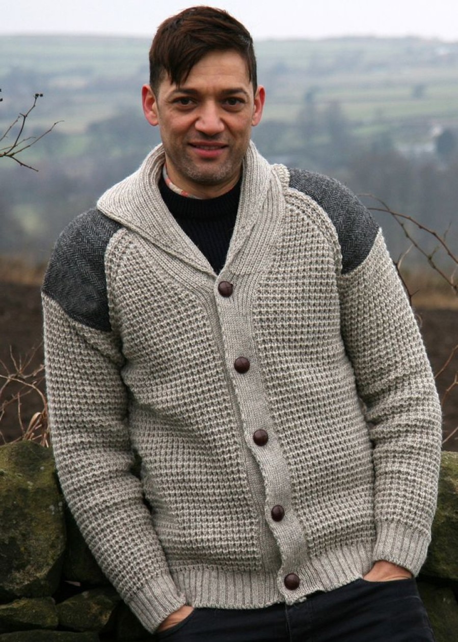 Glencroft Coats, Jackets & Jumpers | Men'S Wool Shawl With Yorkshire Tweed