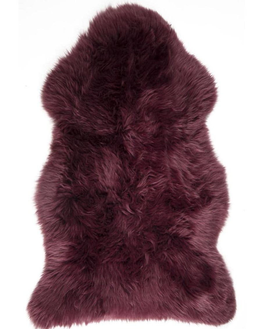 Lambland British Sheepskins | British Premium Purple Sheepskin Rug