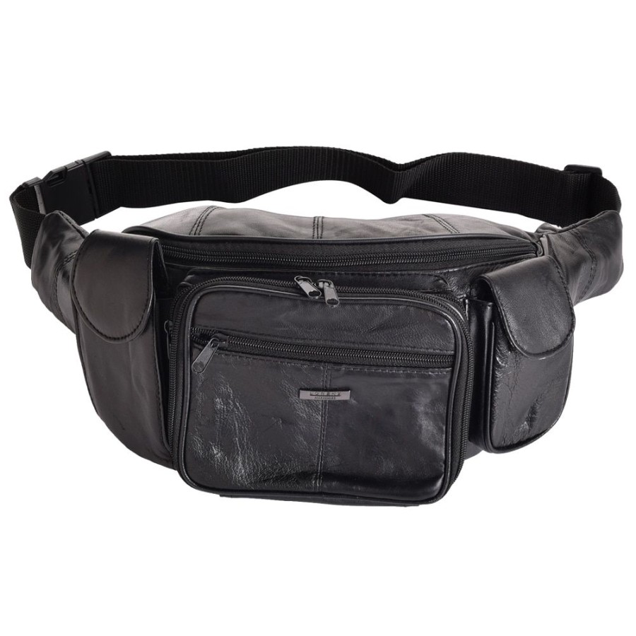 Lorenz Bum Bags & Fanny Packs | Large Leather Organiser Bum Bag