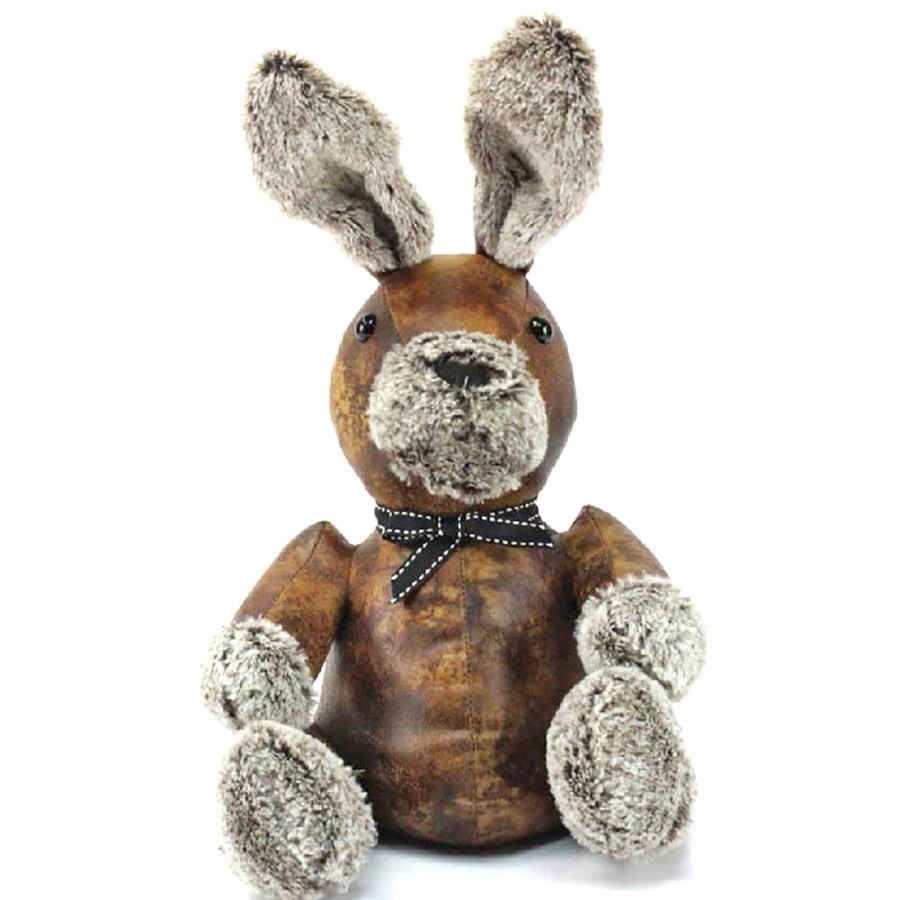 Lambland Doorstops & Draught Busters | Large Faux Suede And Fur Hare Doorstop