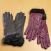 Lambland Gloves & Mittens | Ladies Premium Leather Gloves With Faux Fur Cuff