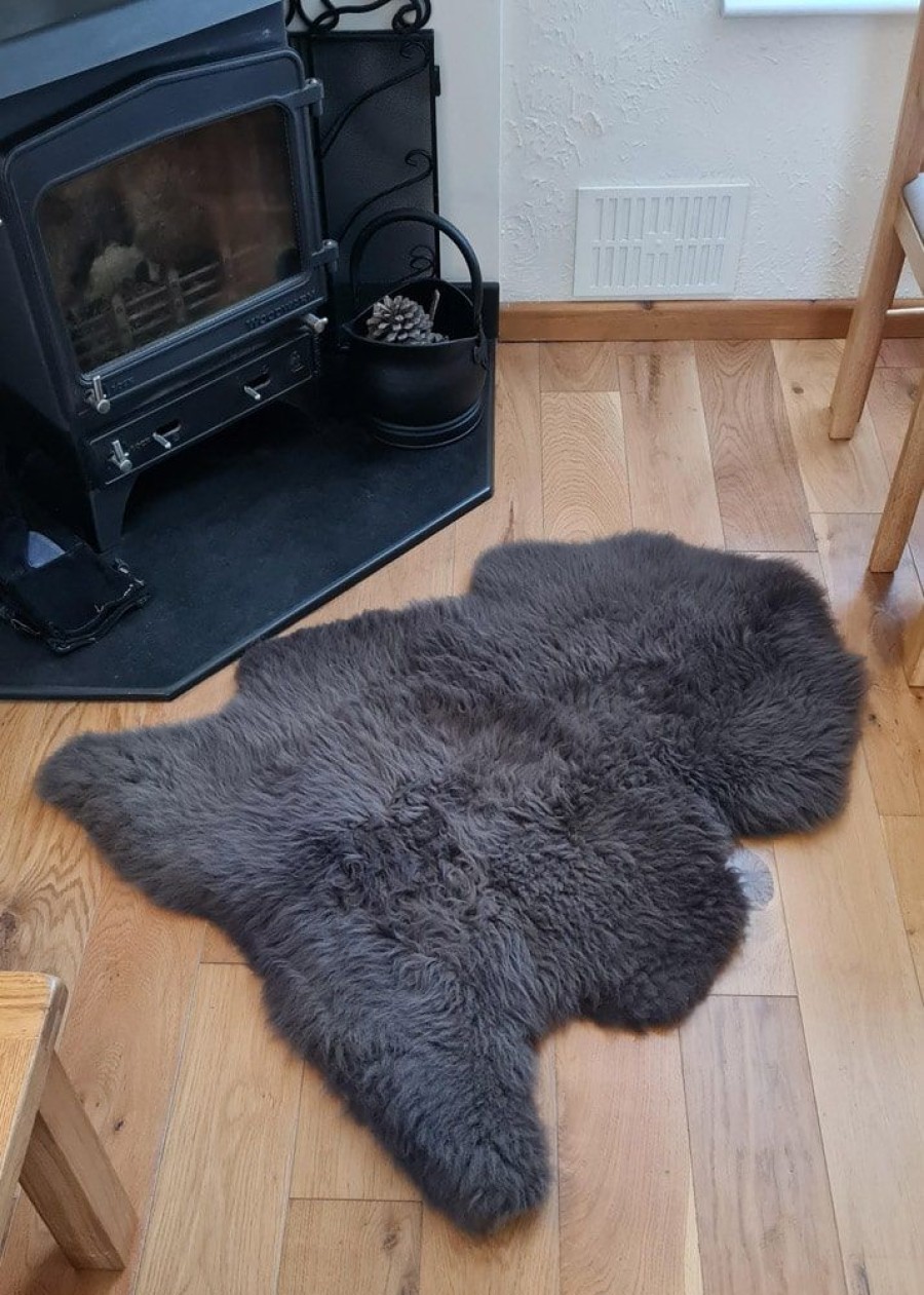 Lambland British Sheepskins | British Premium Mink Brown Sheepskin Rug