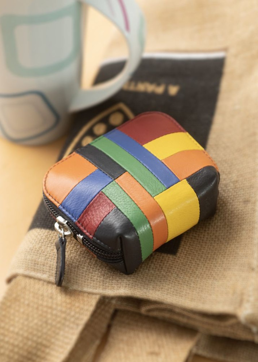 Golunski Purses | Graffiti Premium Leather Multi Colour Coin Wallet