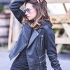 Primehide Coats, Jackets & Jumpers | Women'S Premium Leather Asymmetric Biker Jacket