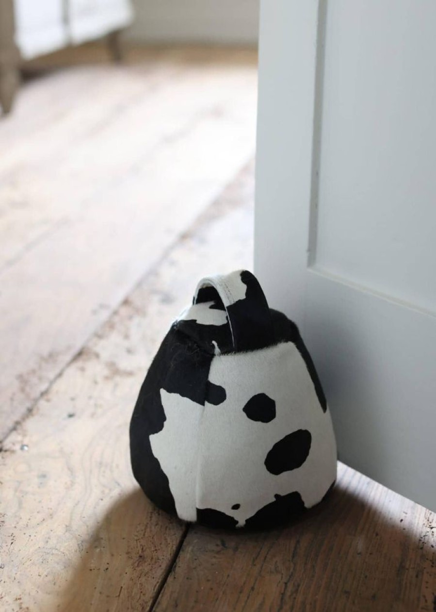 Owen Barry Doorstops & Draught Busters | Cowhide Splash Doorstops