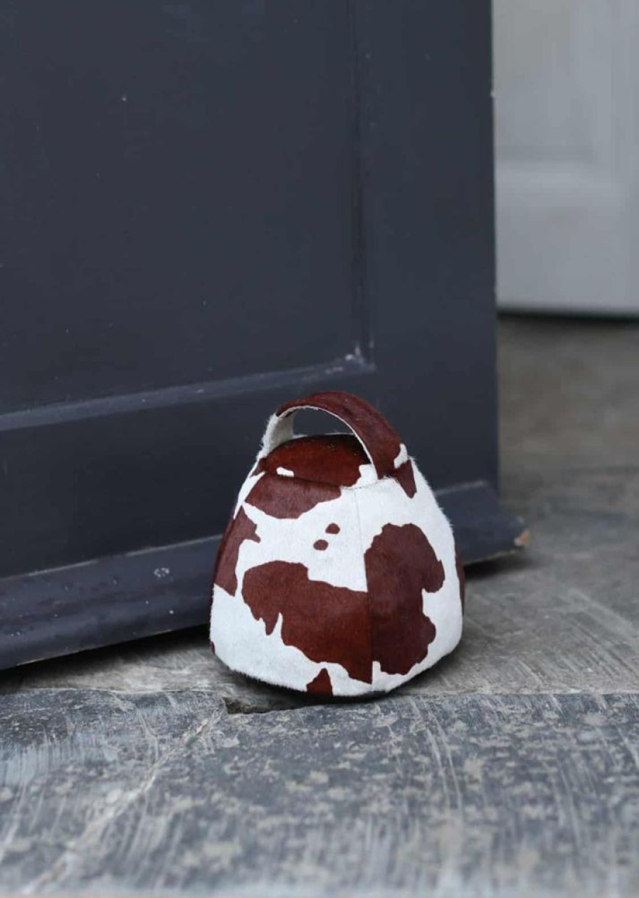 Owen Barry Doorstops & Draught Busters | Cowhide Splash Doorstops