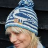 Pachamama Hats, Scarves & Earmuffs | Hand Knitted Seagull Bobble Hat