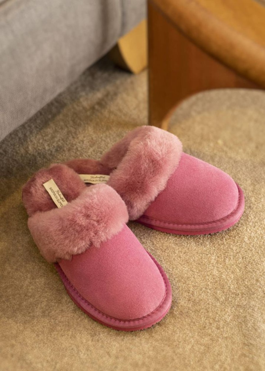 Lambland Ladies Sheepskin Slippers | Ladies Luxury Sheepskin Mule Slippers