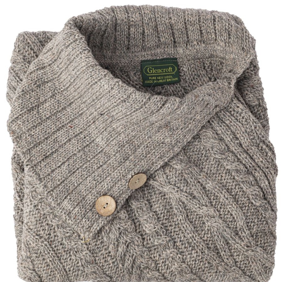 Glencroft Coats, Jackets & Jumpers | Ladies Aran Wool Poncho