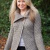 Glencroft Coats, Jackets & Jumpers | Ladies 100% Wool Cross-Over Cardigan