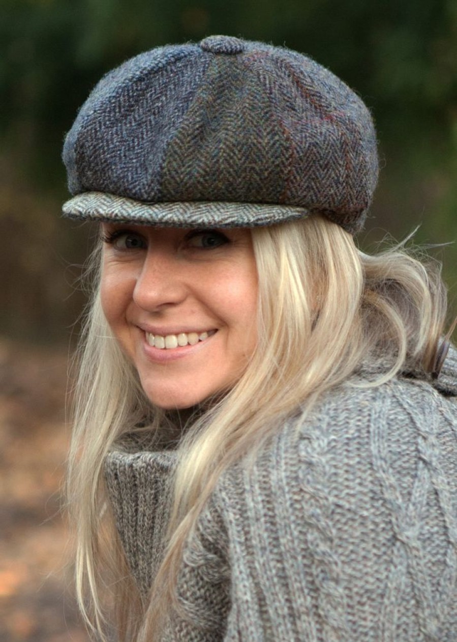 Glencroft Hats, Scarves & Earmuffs | Eight Piece Yorkshire Tweed Cap