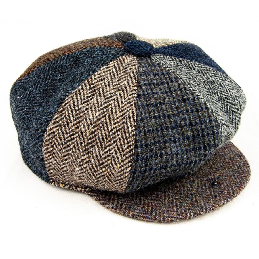 Glencroft Hats, Scarves & Earmuffs | Eight Piece Yorkshire Tweed Cap