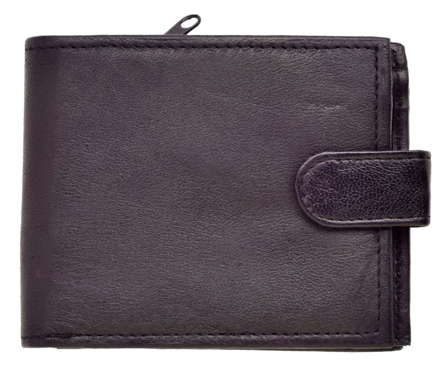 Arnicus Leather Wallets | Nappa Leather Wallet With Zipped Coin Section