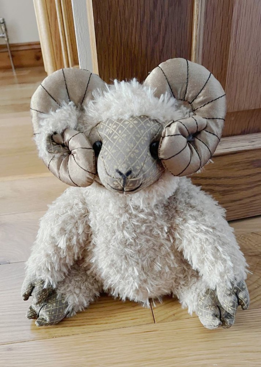 Dora Designs Doorstops & Draught Busters | Aaron Ram Sheep Doorstop