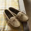 Lambland British Made Footwear | Men'S Premium Suede Fabric Lined Moccasins