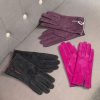 Lambland Gloves & Mittens | Ladies Suede Gloves With Stitching Pattern Detail