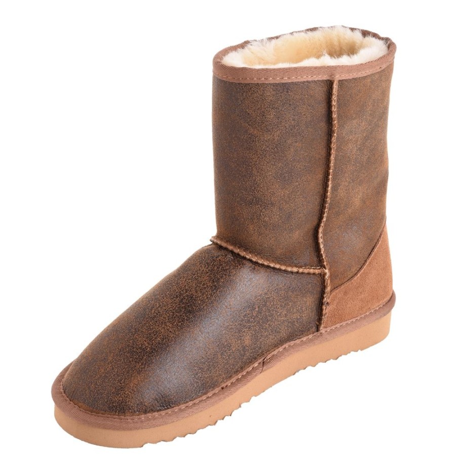 Lambland Men'S Sheepskin Boots | Men'S Sheepskin Boots With Aviator Finish