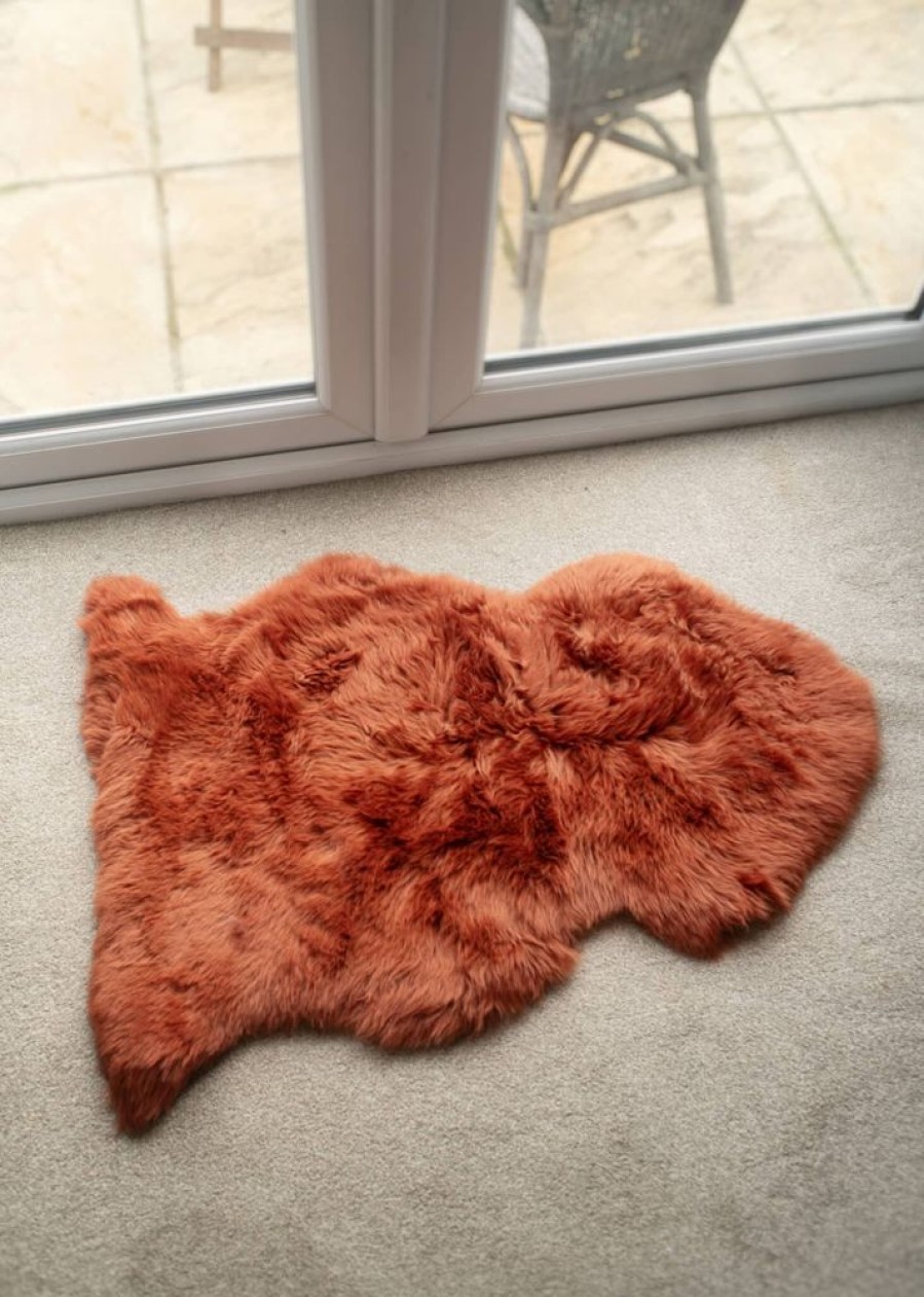 Lambland Eco Tanned Sheepskins | Eco Tanned Luxury Rust Sheepskin