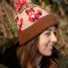 Lambland Hats, Scarves & Earmuffs | Hand Knitted Fox Pattern Bobble Hat