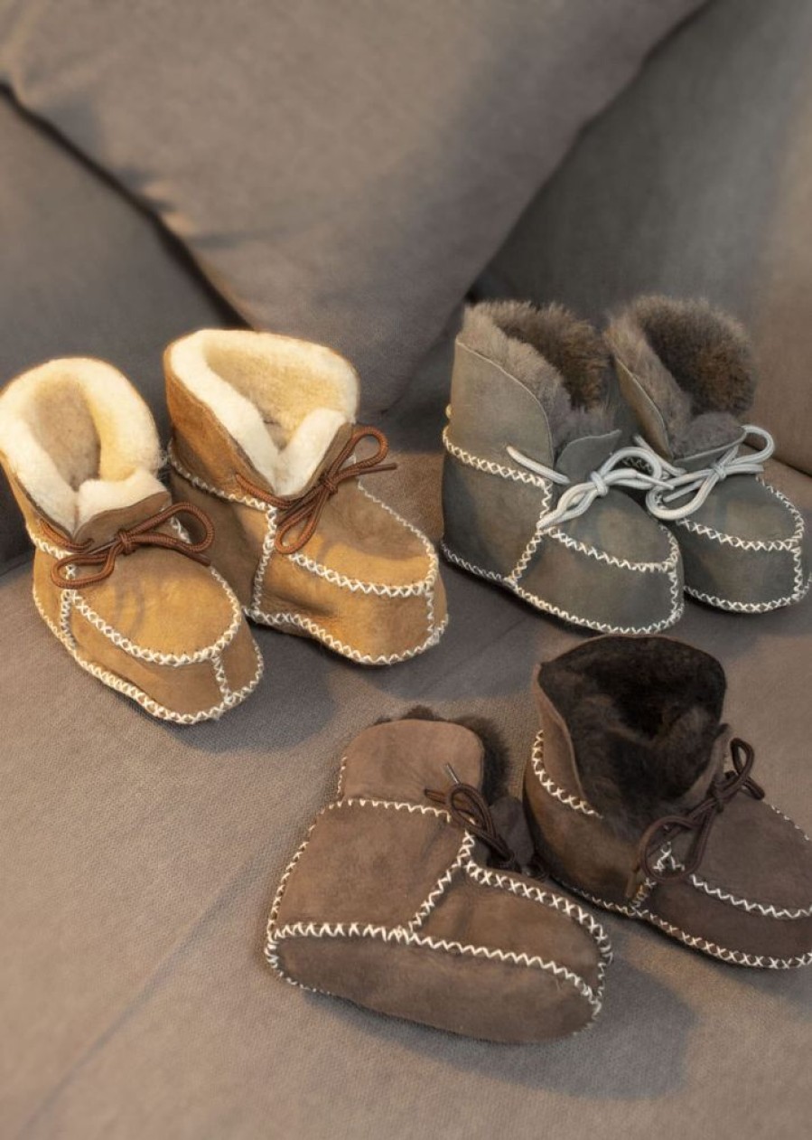 Lambland Baby Booties | Babies Sheepskin Lined Booties