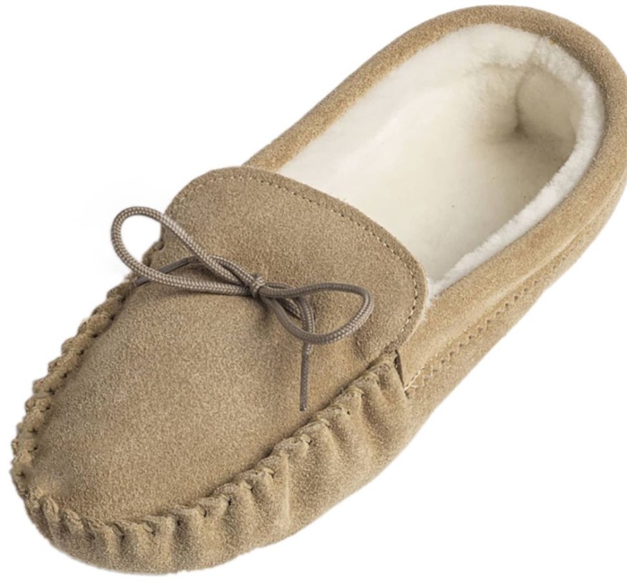 Lambland Ladies British Made Footwear | Ladies Premium Sheepskin Earthing Moccasins