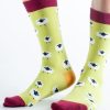 Doris & Dude Socks | Bamboo & Organic Cotton Lime Sheep Socks