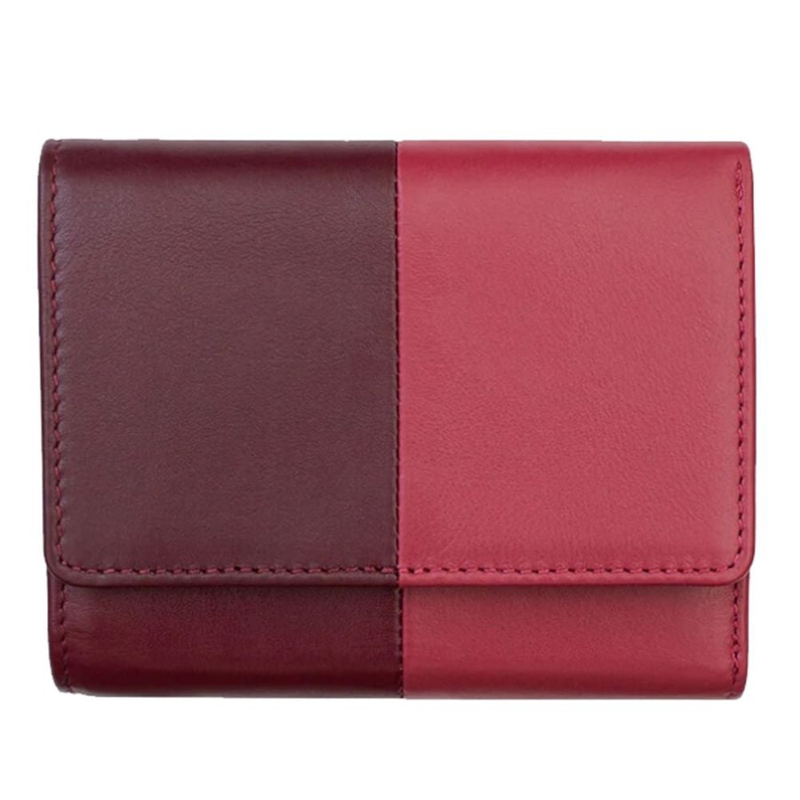 Prime Hide Purses | Premium Two Tone Leather Tri-Fold Wallet