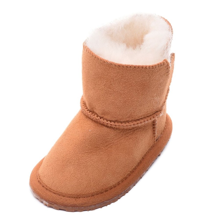 Lambland Baby Booties | Luxury Sheepskin Baby Boots With Rubber Sole