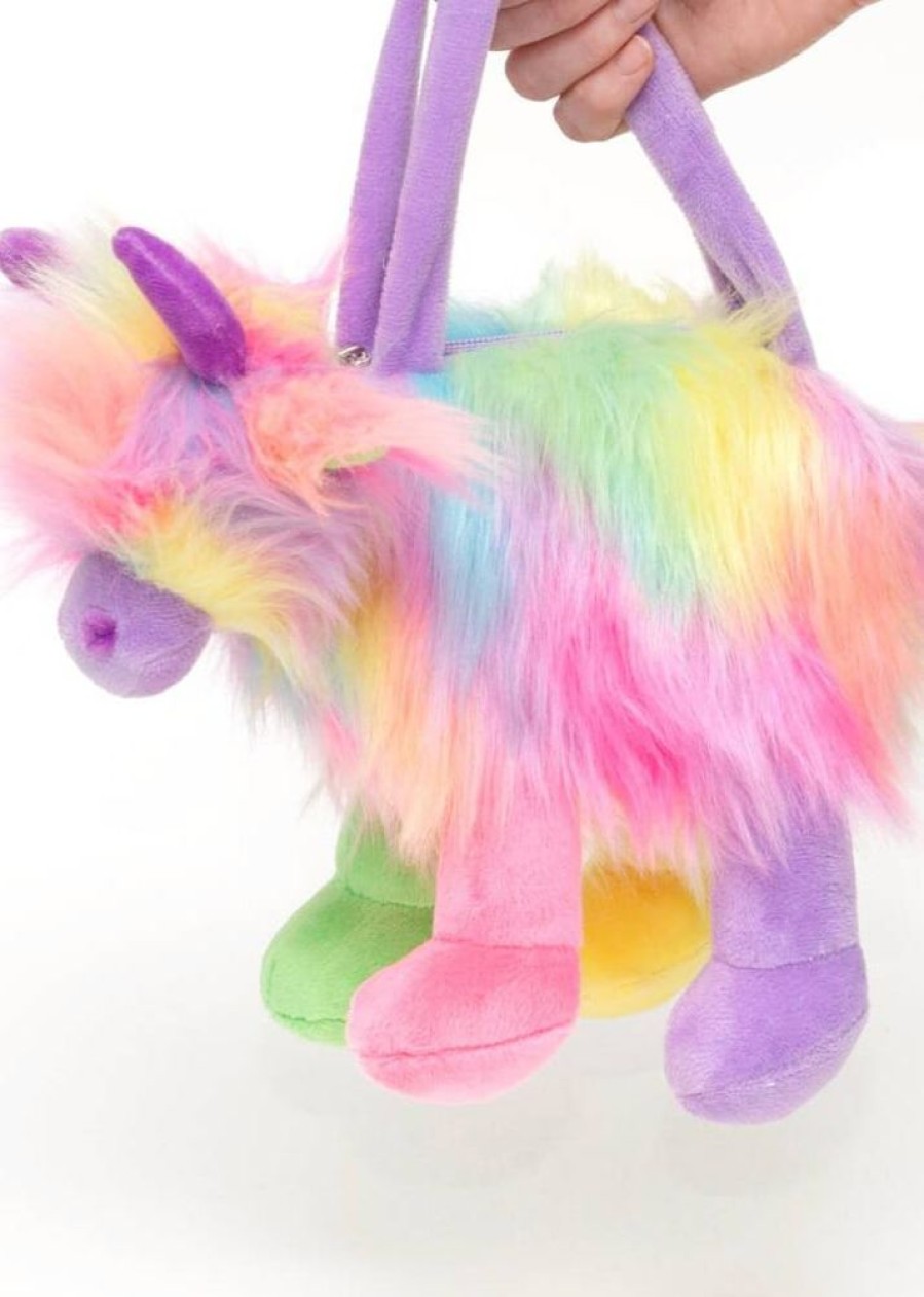 Jomanda Soft Toys | Rainbow Highland Cow Bag