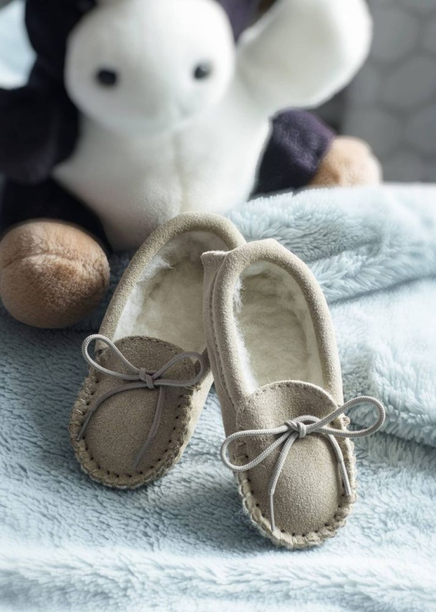 Lambland Kids Slippers & Boots | Kids' Premium Wool Lined Moccasins