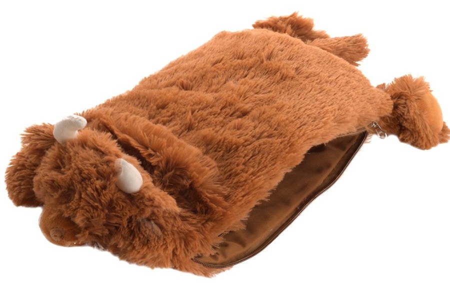 Jomanda Cushions & Hot Water Bottles | Highland Cow Pyjama Case & Hot Water Bottle Cover