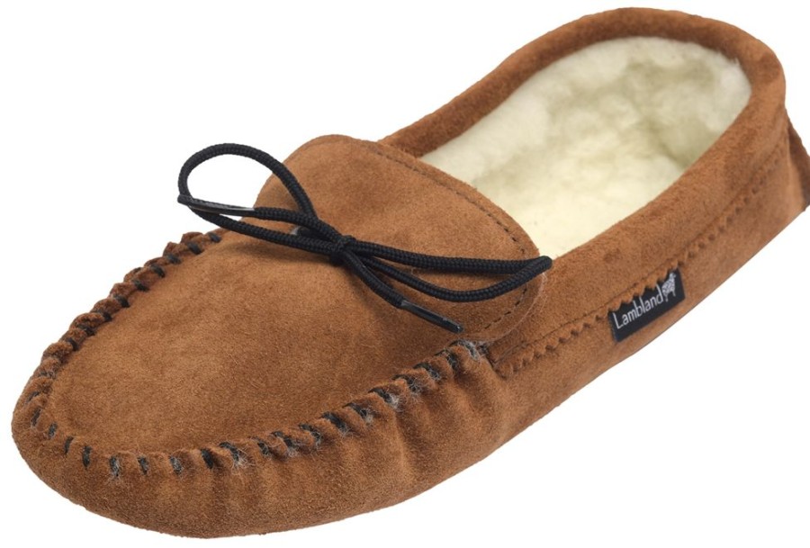 Lambland Ladies British Made Footwear | Ladies True Soft Sole Moccasin Slippers