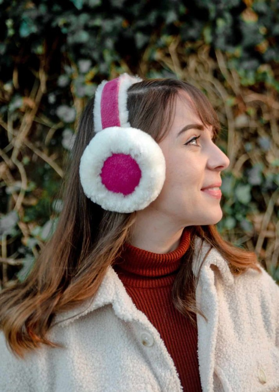 Lambland Hats, Scarves & Earmuffs | Luxurious Genuine Suede And Sheepskin Earmuffs