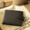 Arnicus Leather Wallets | Soft Nappa Leather Wallet With Safety Chain