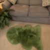 Lambland British Sheepskins | British Premium Sage Green Sheepskin Rug