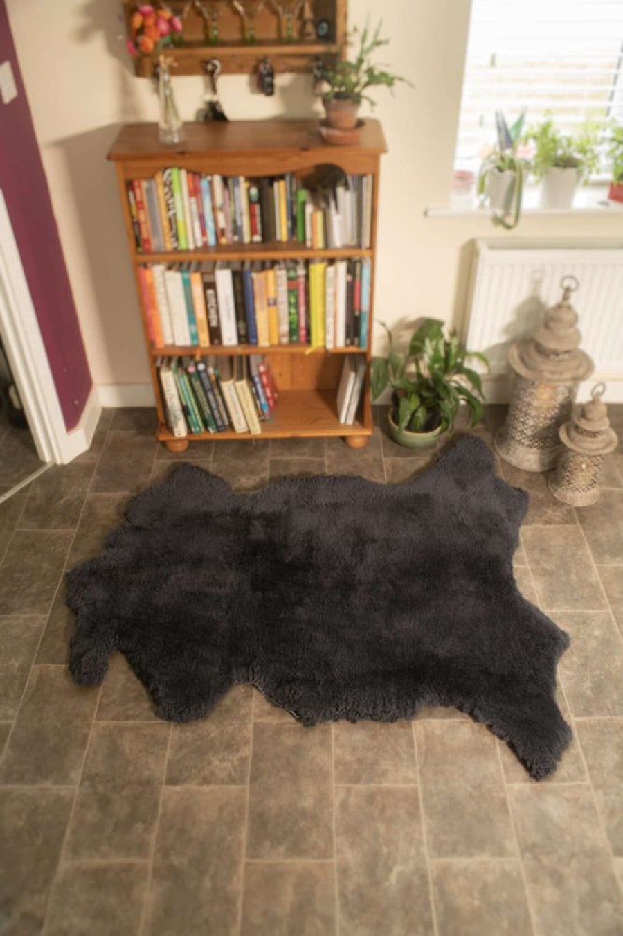 Lambland North American Merinos | Dark Grey North American Untrimmed Sheepskin