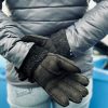 Lambland Gloves & Mittens | Ladies Genuine Sheepskin Cuffed Panel Gloves