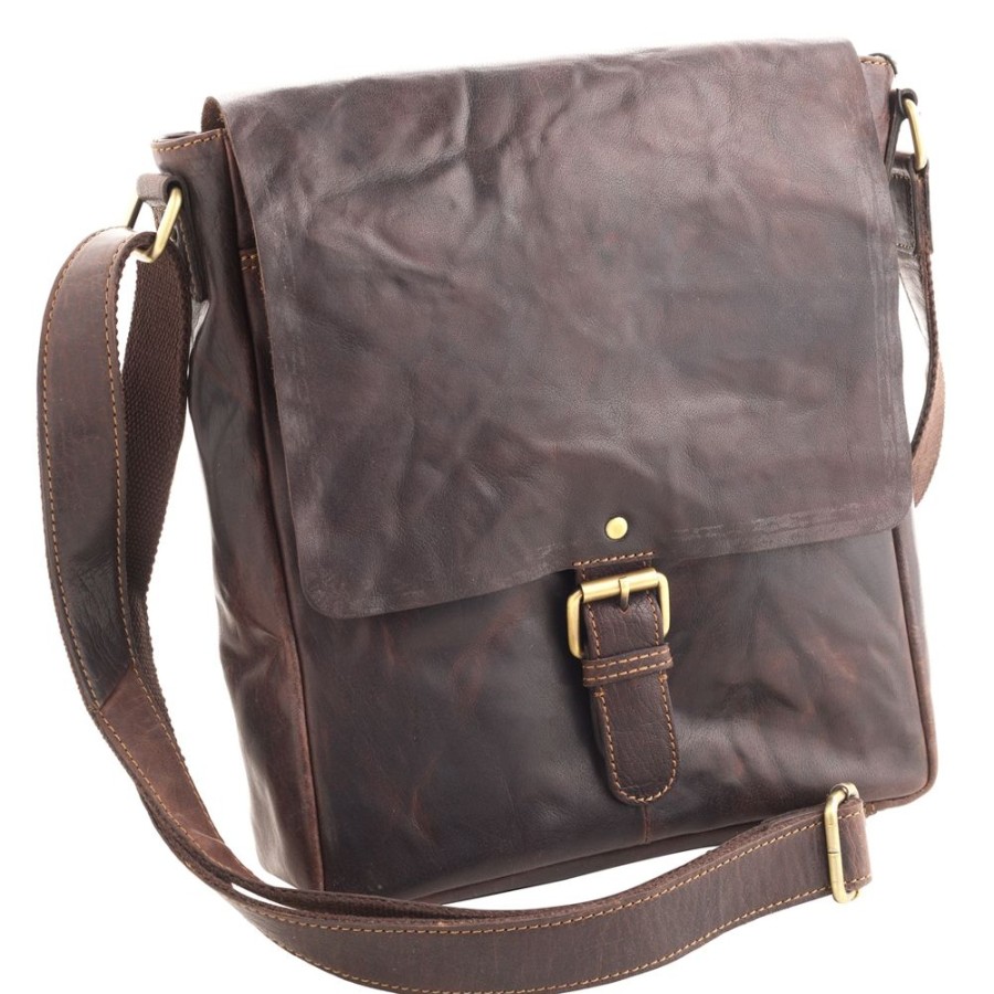 Rowallan of Scotland Handbags | Rowallan Vintage Leather Messenger Bag