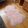 Lambland Eco Tanned Sheepskins | Eco Tanned Tibetan Lambskin In Baby Pink