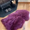 Lambland Eco Tanned Sheepskins | Eco Tanned Luxury Mulberry Purple Sheepskin