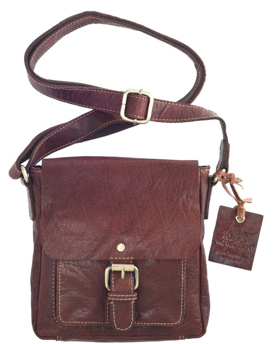 Rowallan of Scotland Handbags | Rowallan Small Vintage Leather Flap Over Bag