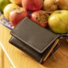 Charles Smith Purses | Black Leather Wallet With Multi Colour Interior