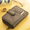 London Leather Goods Purses | Large Soft Leather Patchwork Organiser Wallet