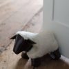 Owen Barry Doorstops & Draught Busters | Merino Sheepskin & Leather Sheep Doorstop