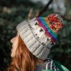 From The Source Hats, Scarves & Earmuffs | Hand Knitted Woolen Sheep Bobble Hat